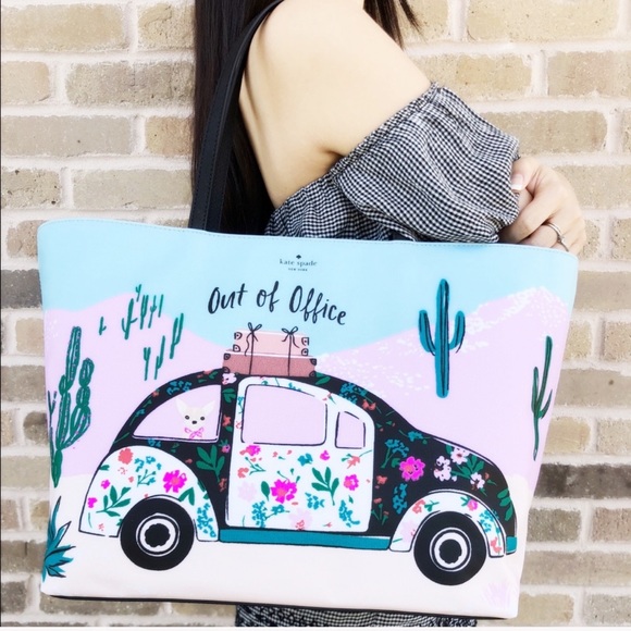 Kate spade large coated canvas tote car - Picture 8 of 8